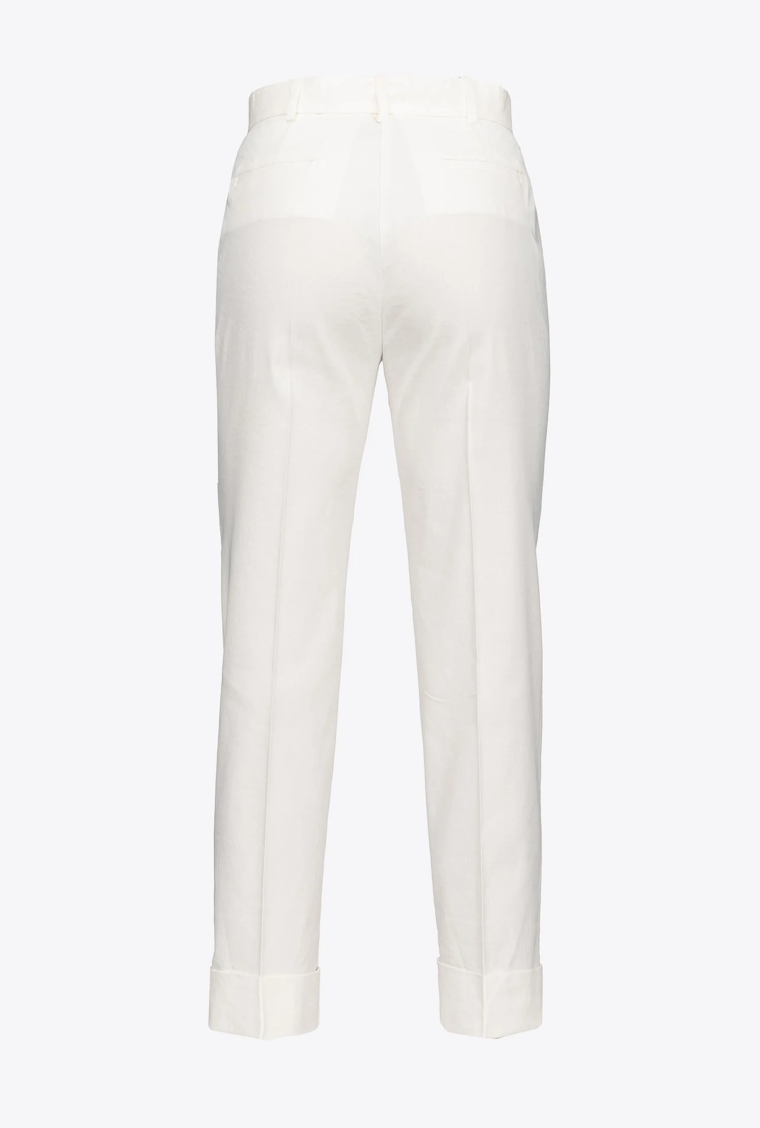 Pantalon avec ceinture love birds | Blanc