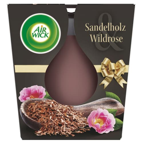 Air Wick WohlfühlDuftkerze Sandelholz & Wildrose