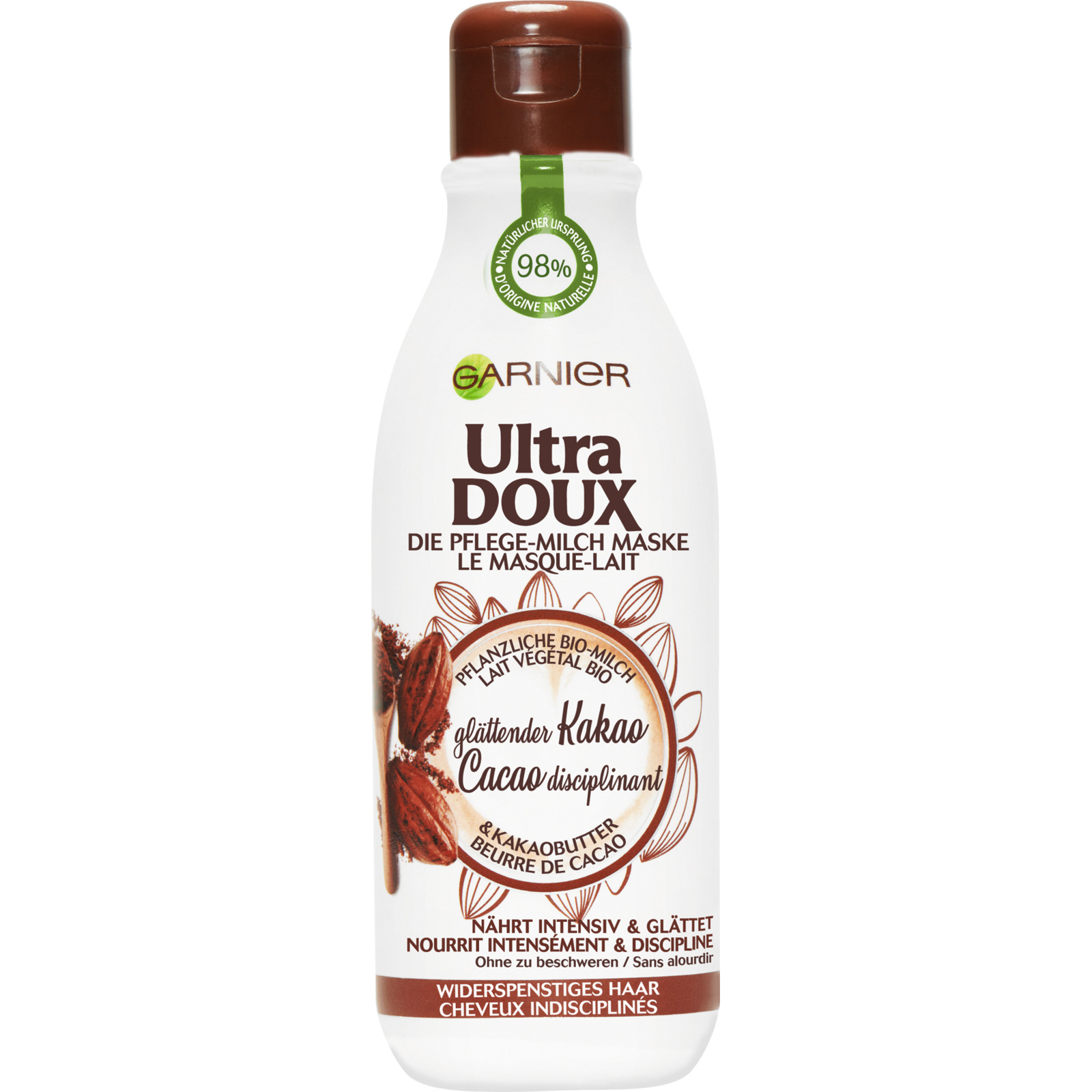 Garnier Ultra Doux Pflege-Milch Maske Glättender Kakao 250 ml
