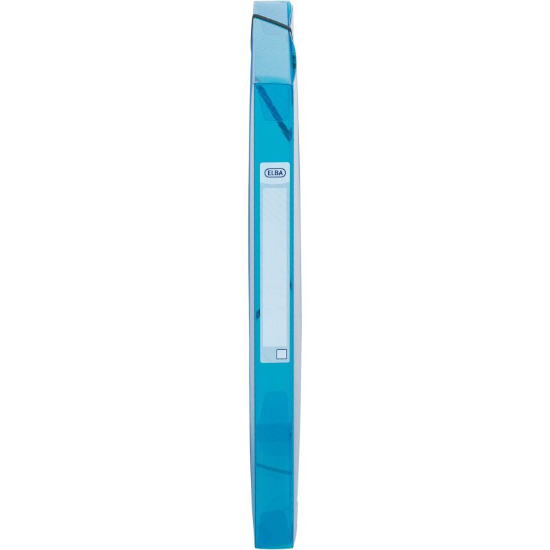 Chemise box plastique Oxford 24 x 32 cm dos 2,5 cm couleurs translucides assorties