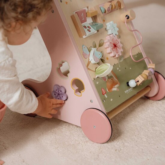 Fairy Garden Chariot de marche   Rose        de               Little Dutch
