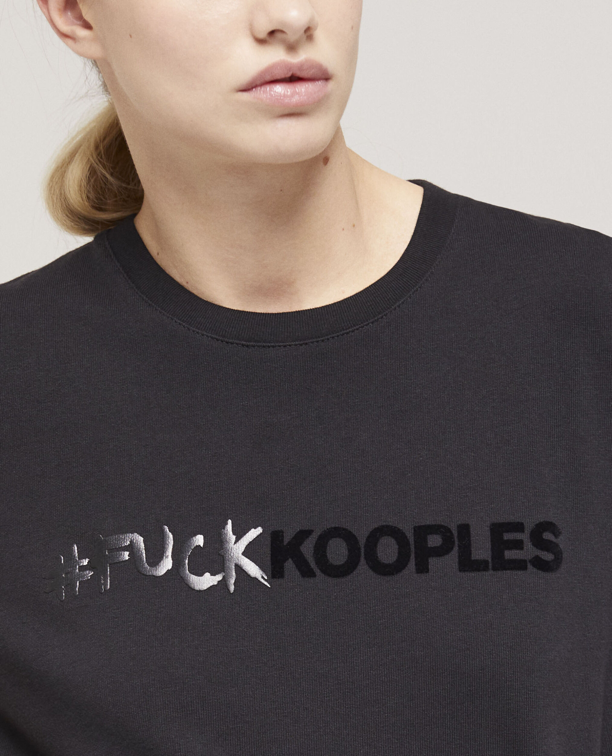 T-shirt logo noir
