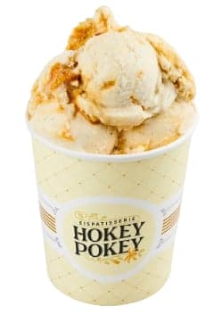 Hokey Pokey Vanilleeis mit Karamellstückchen