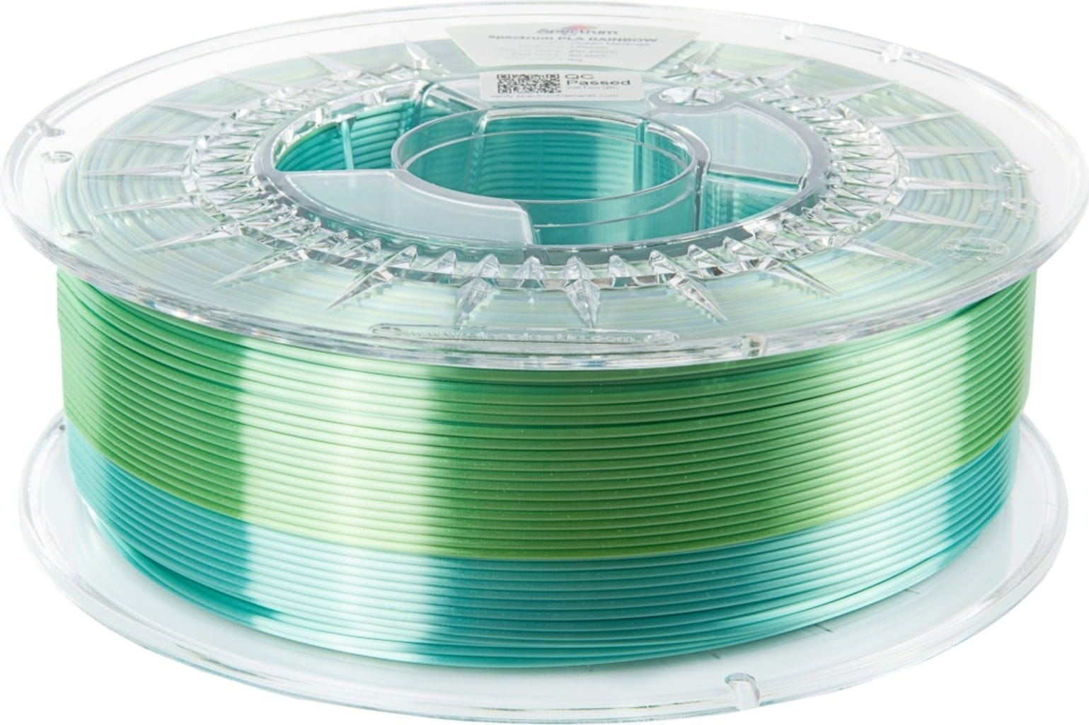 Spectrum  PLA Silk Rainbow Ocean Melange, 1,75 mm / 1000 g    PLA Material mit Farbverläufen & Satineffekt