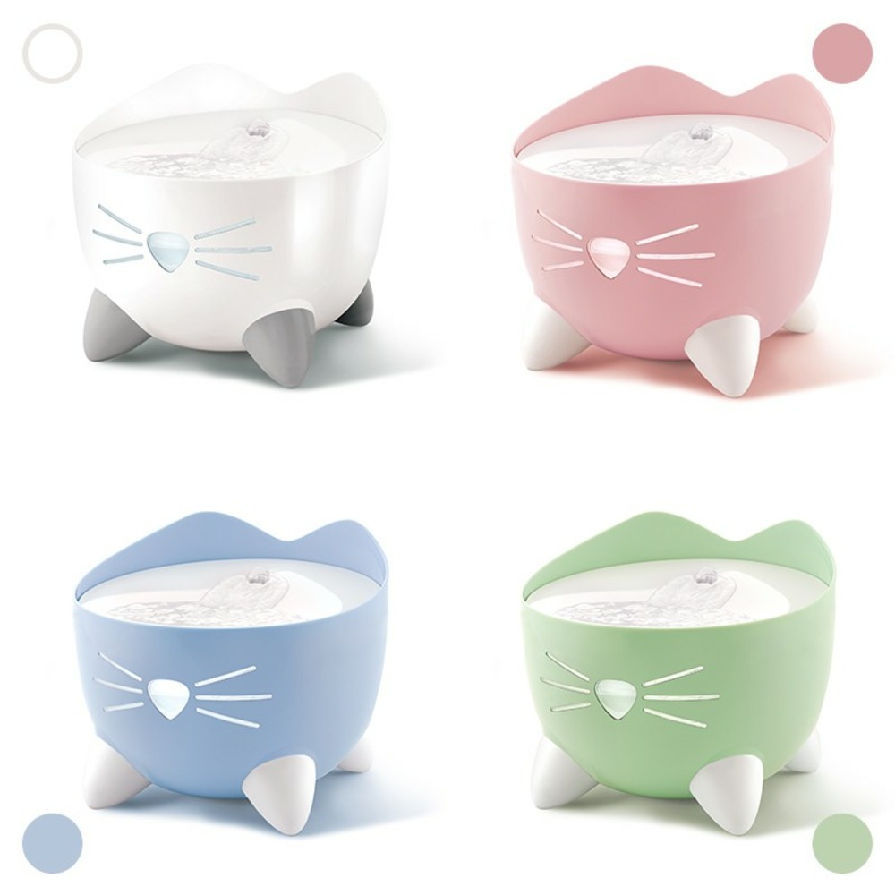 Catit pixi - fontaine à eau pour chat 2,5 l rose