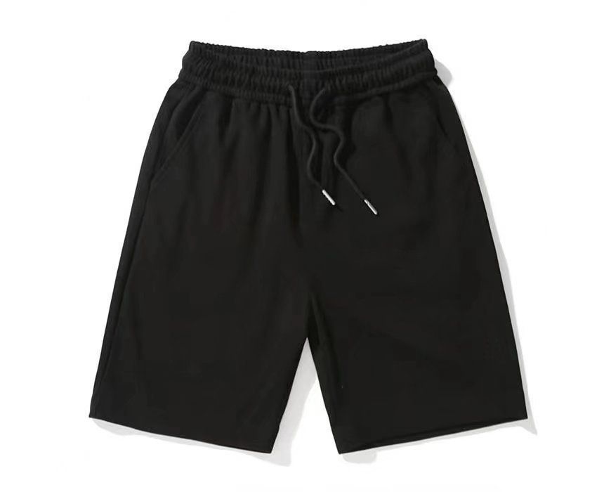 Acrius - Mid Rise Plain Drawstring Shorts