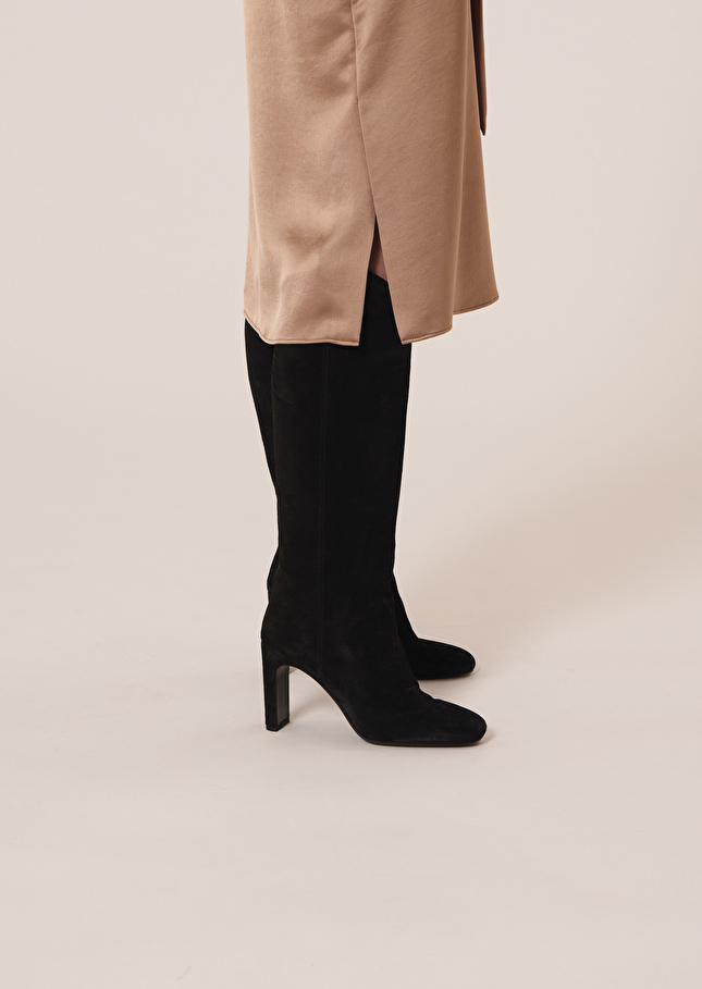 Robe Rubymarron en satin fluide