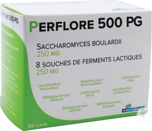 Pg Pharmagenerix Perflore 500 Pg Gélules 50