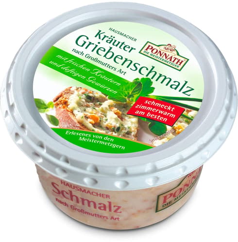 Ponnath Hausmacher Kräutergriebenschmalz