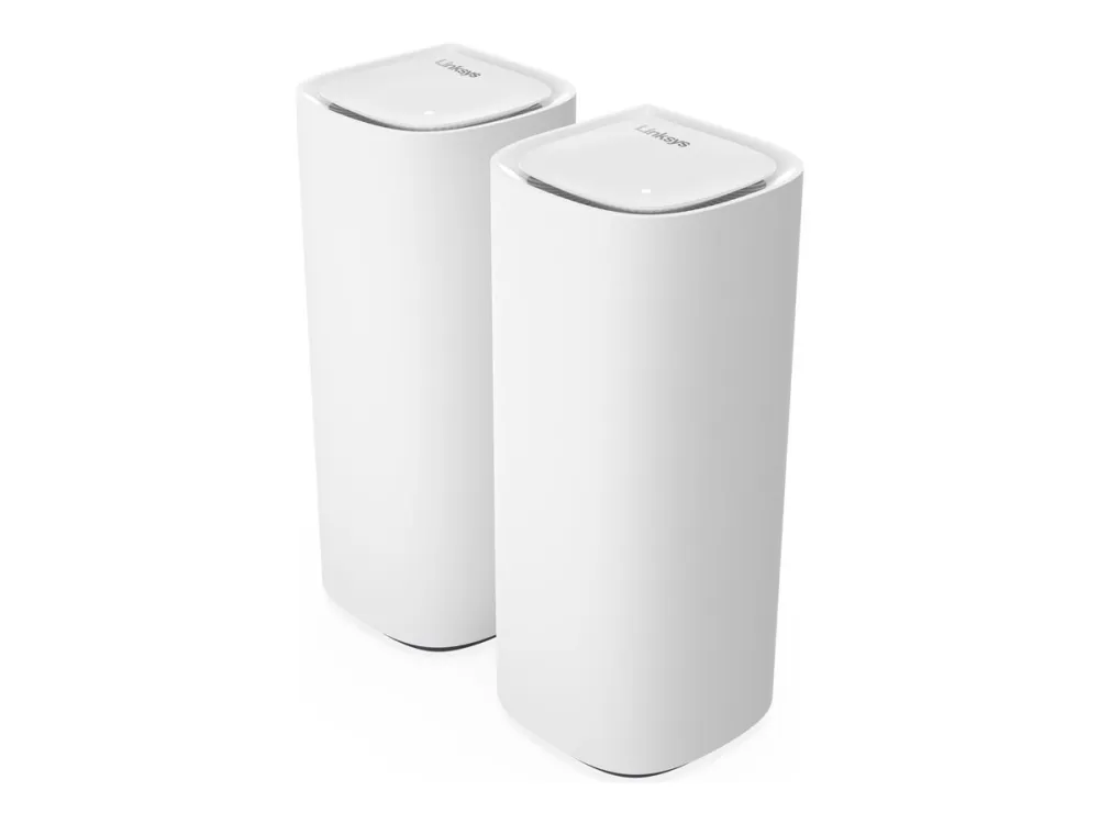 Linksys VELOP Pro 7 - Wi-Fi-system - (2 routere) - op til 6000 sq.ft - mesh 1GbE, 2.5GbE, Wi-Fi 7 Multi-Band