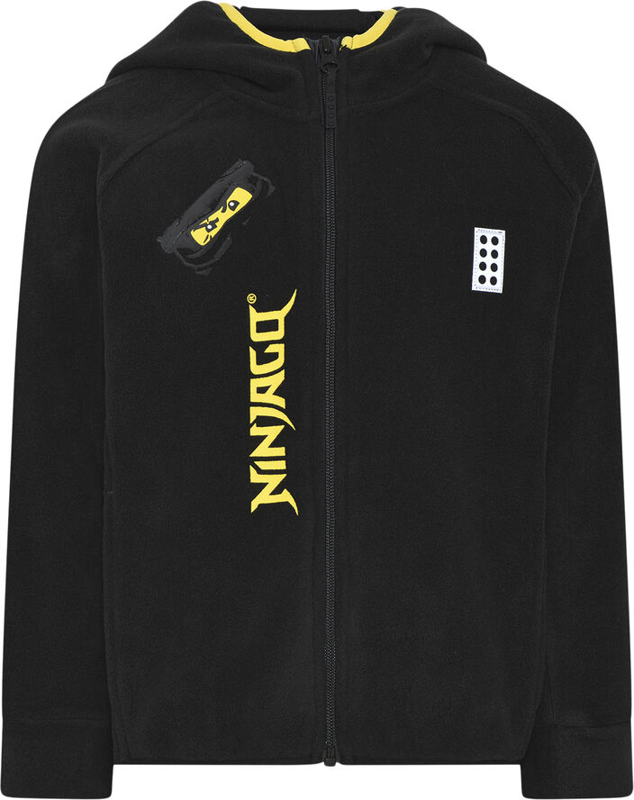 LEGO kidswear-LEGO børnetøj LWSANGAI 601 - FLEECE JACKET Sort