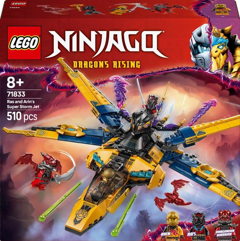 LEGO - 71833 - Superstormvliegtuig - Bouwstenen - Multicolor - Kunststof