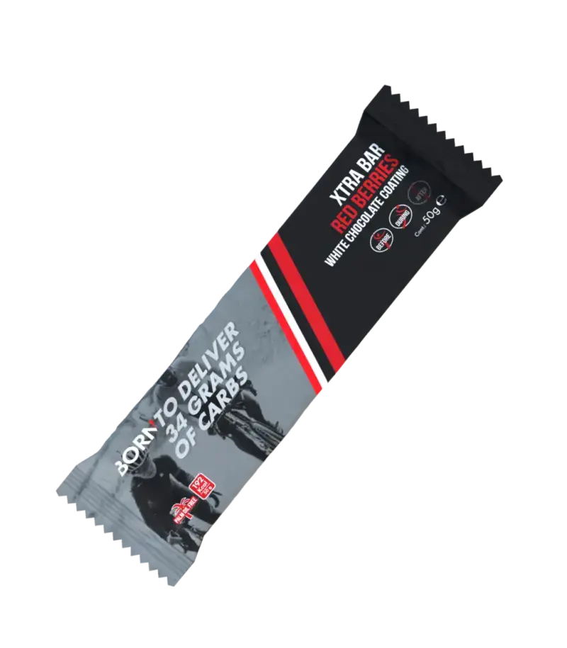 BORN Xtra Sportrepen Rode Bessen/Witte Chocolade 15 stuks