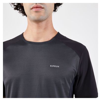 Maillot Manches Courtes Running Kiprun Run 900 Light Noir