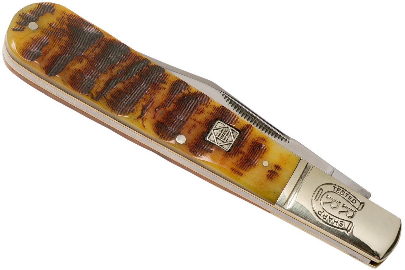 Rough Ryder Ram’s Horn Bone Big Daddy Barlow RR1595 zakmes