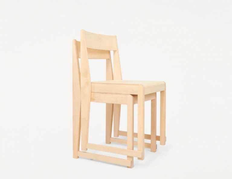 Frama 01 eetkamerstoel naturel