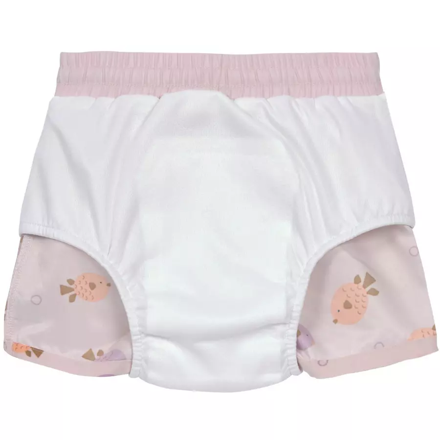 LÄSSIG Badehose Fische rosa