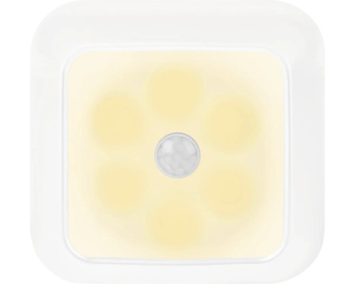 LED-nachtlampje Q-Link met bewegingssensor, op batterijen, wit, 2 stuks