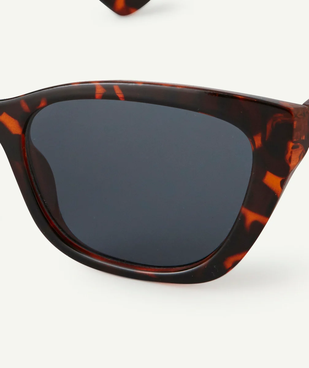 lunettes de soleil fille marron et noir