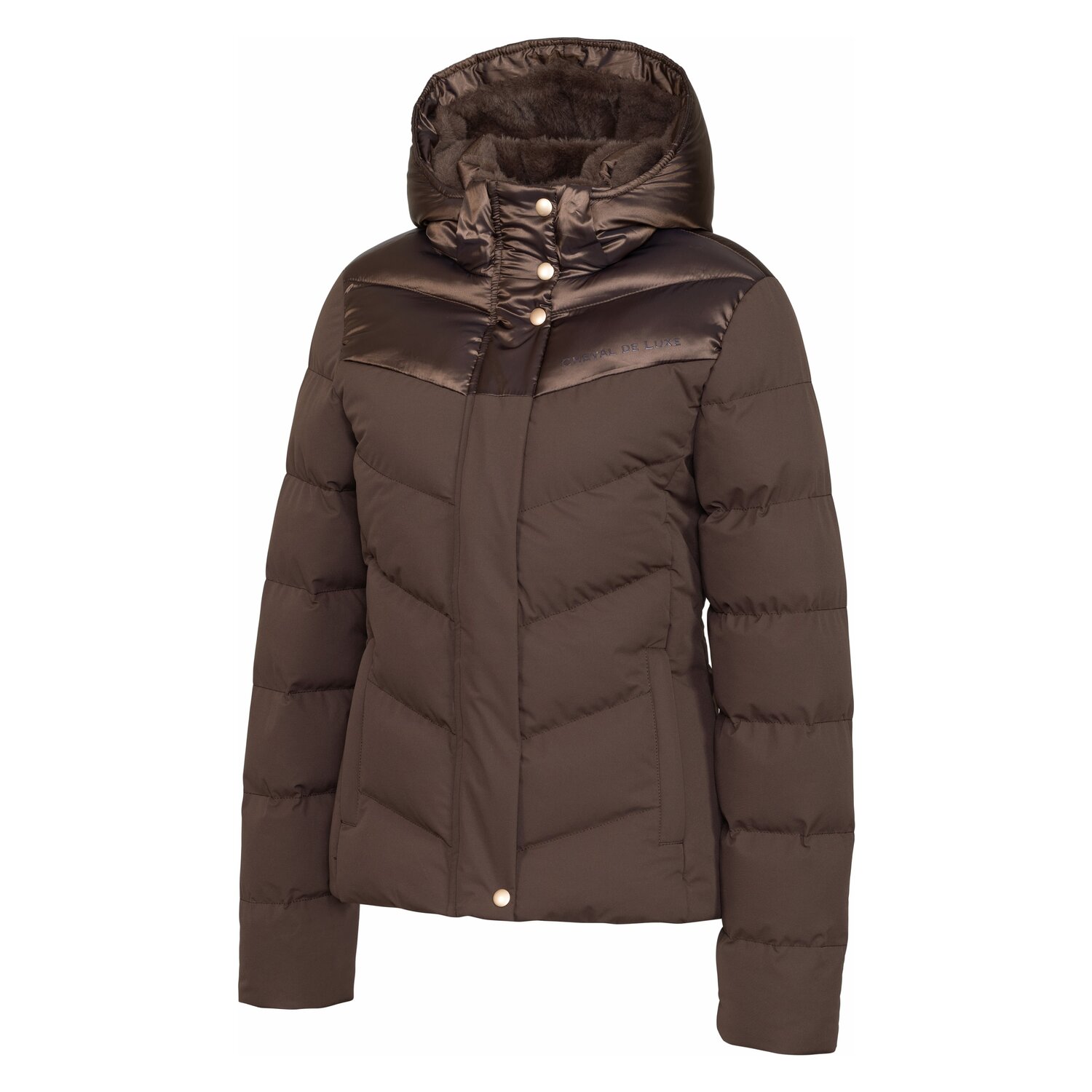 Cheval de Luxe Steppjacke Limoges - chocolate - XXL