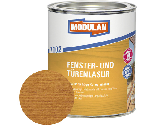 MODULAN 7102 Raam- en deurbeits, grenen, 750 ml