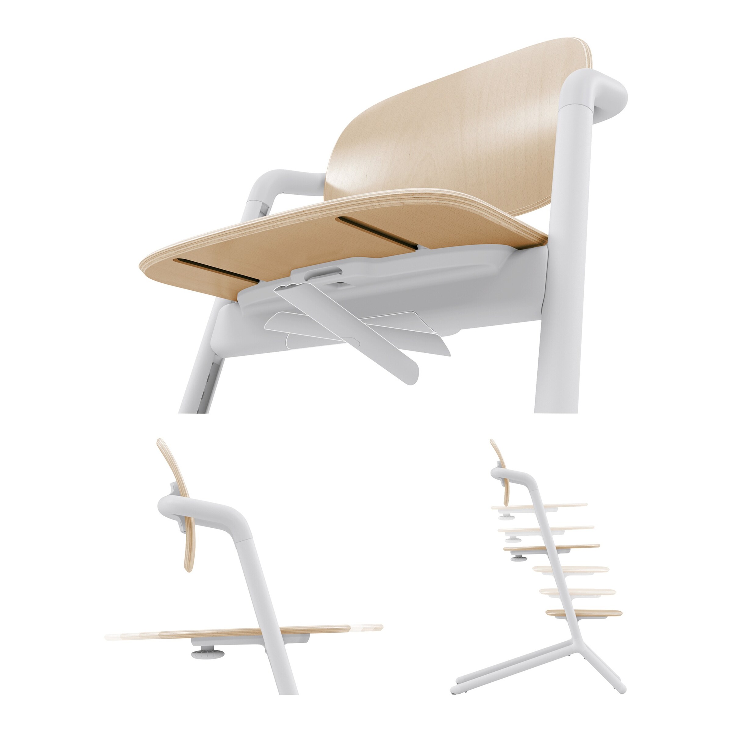 Cybex - GOLD Treppenhochstuhl Lemo 2.0 4-in-1 Set Sand White