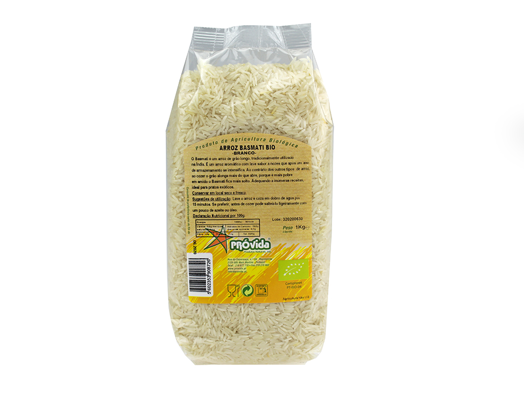 ARROZ PROVIDA BASMATI BIO 1KG