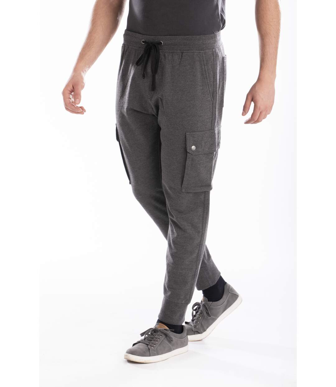 Pantalon de détente battle en molleton KINAN GRIS