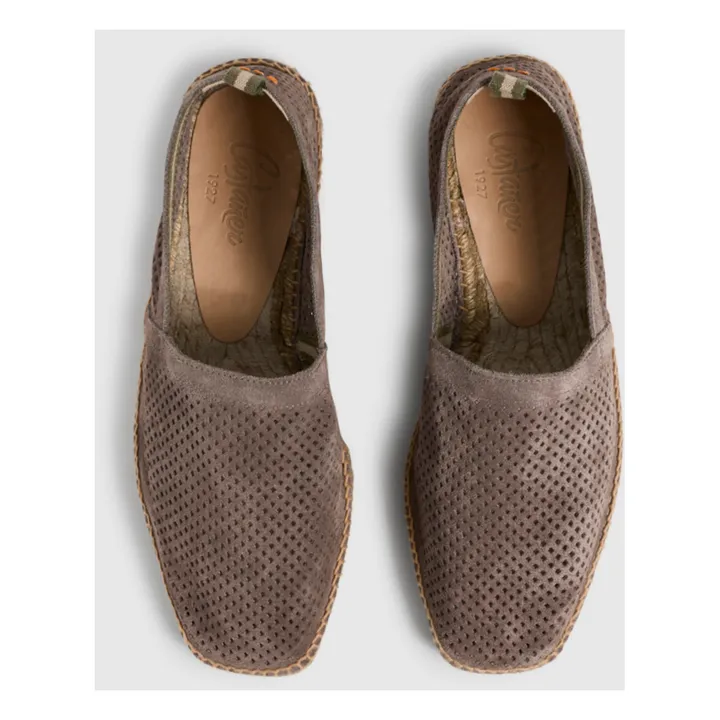 Castaner Espadrilles Pablo Suède Perforées | Taupe