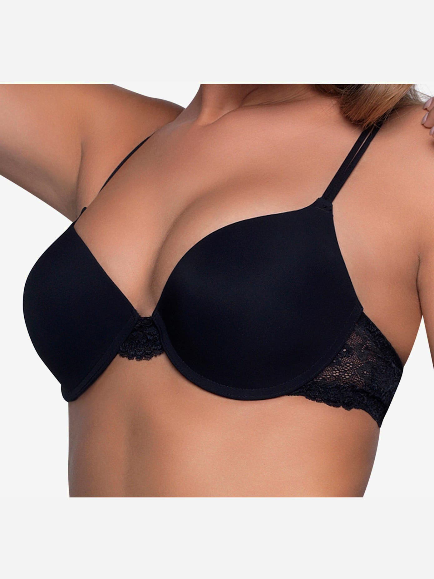 Soutien-gorge push-up les coussins en gel disposent d'un effet silicone pour un aspect naturel et une sensation agréable