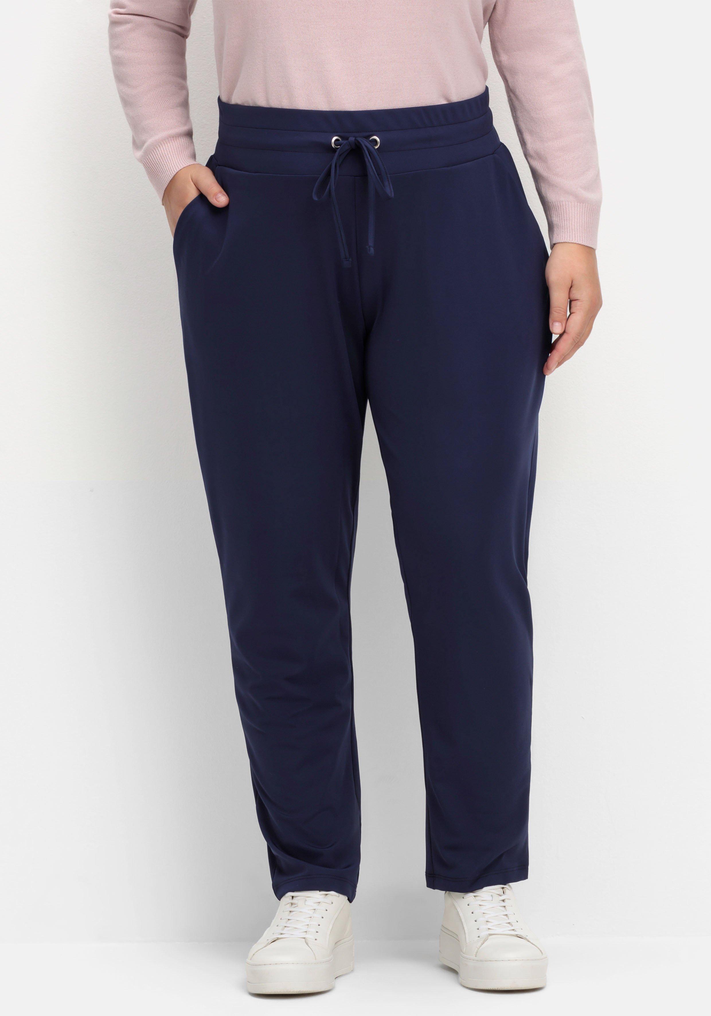 Joggpants mit Rundum-Dehnbund und Bindeband