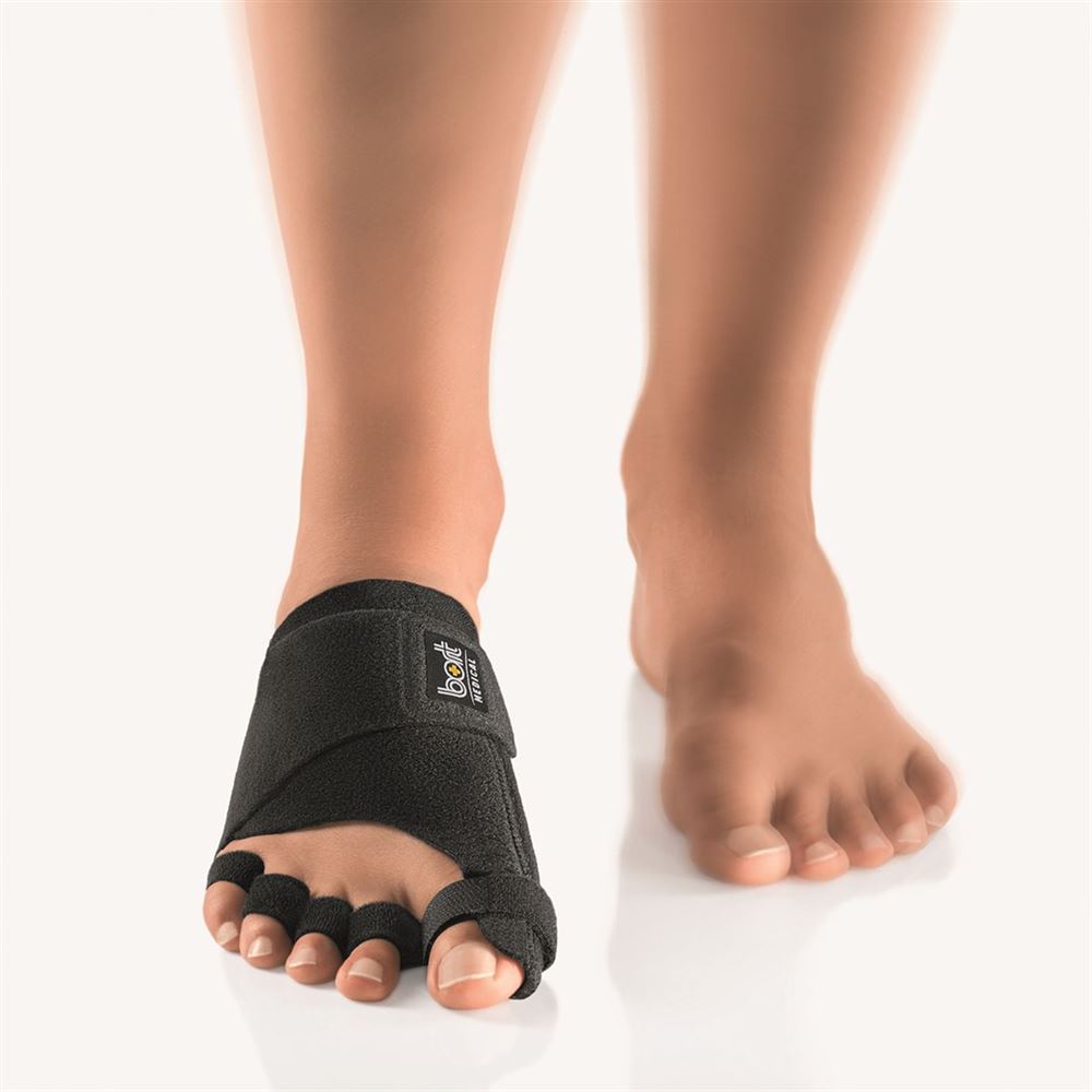 BORT Valco Soft Hallux-Valgus-Schiene<br>1 Stück, L, links schwarz