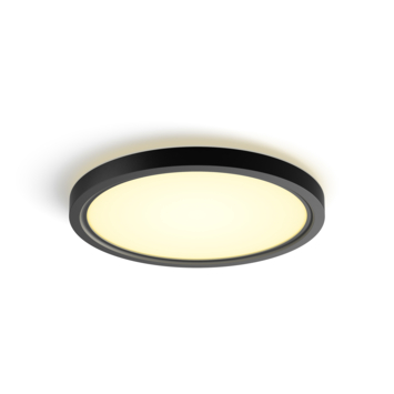 Philips hue plafonnière Tento white ambiance zwart Ø30cm
