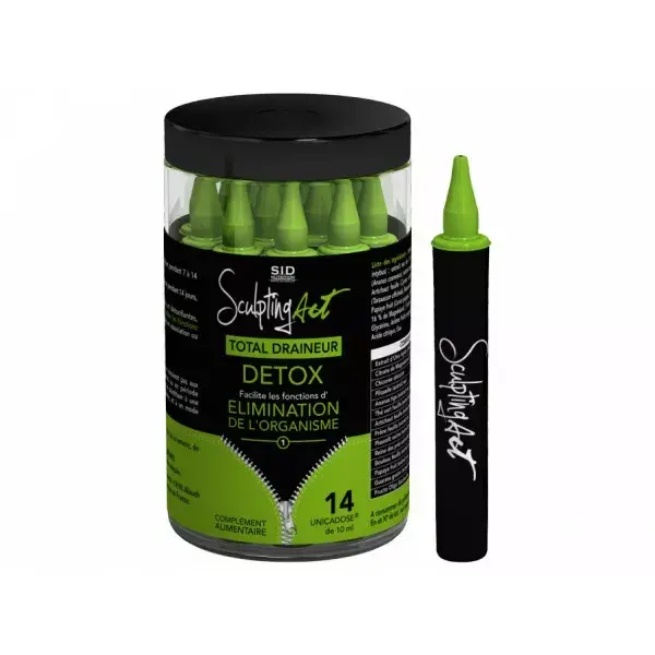 SID Nutrition Sculpting Act Total Draineur Detox 14 doses individuais