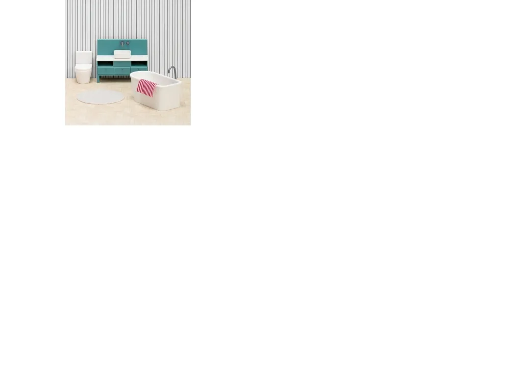 Lundby Basic Badeværelsessæt