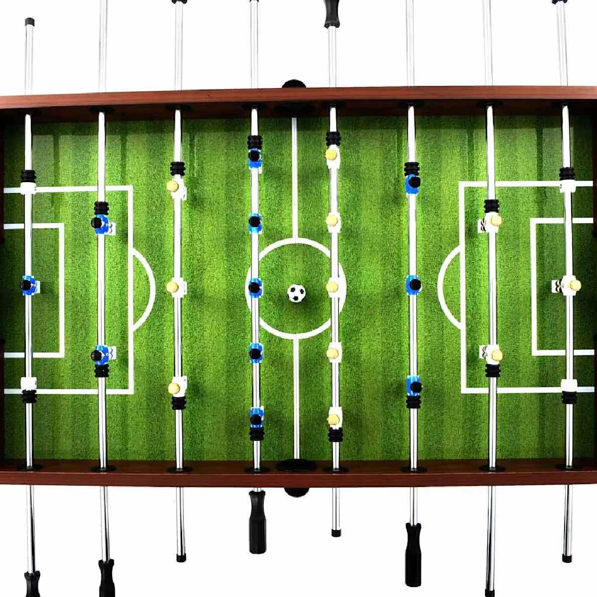 vidaXL Table de Football Marron