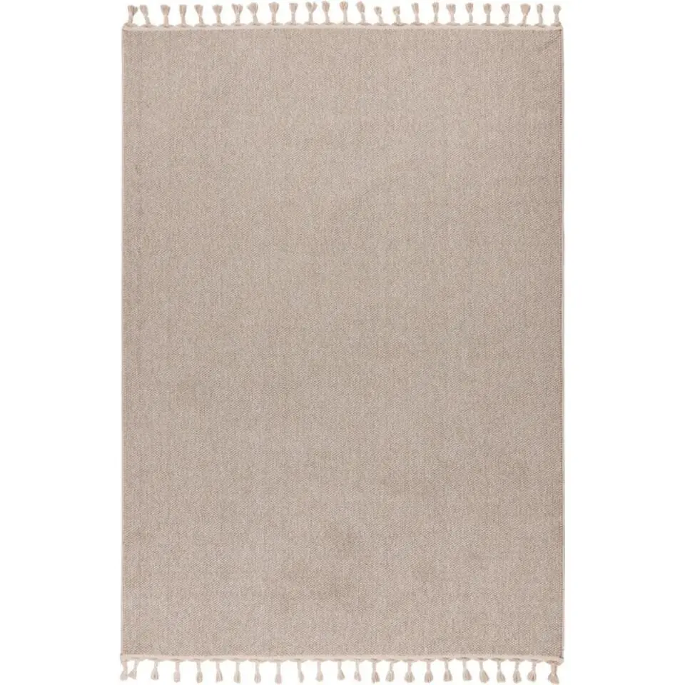 Lalee Vloerkleed Tunis - Uni effen beige 120x170 cm