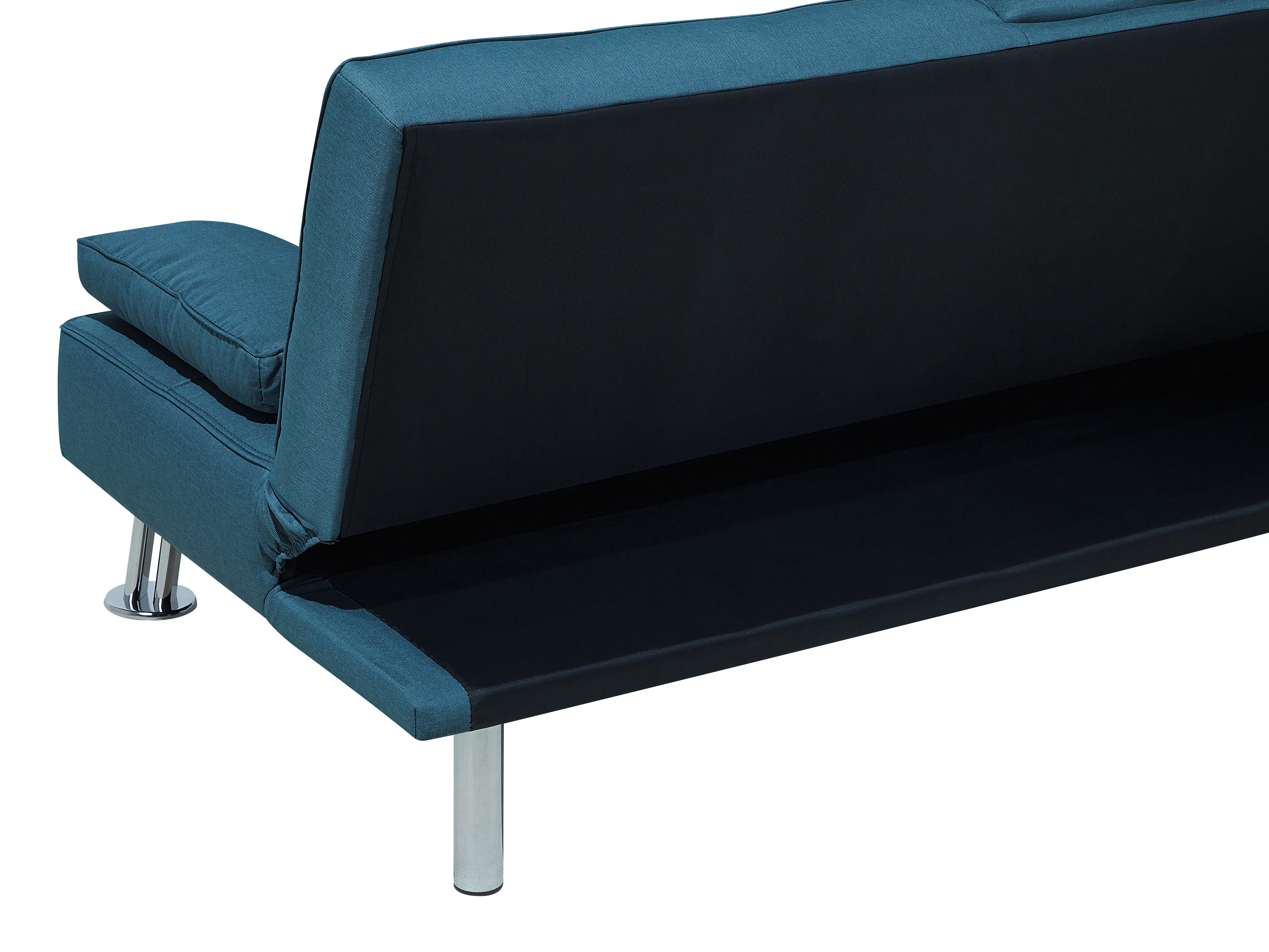 Slaapbank 3-zits ROXEN Stof Blauw
