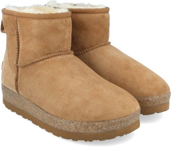 Haflinger Aino Pantoffels (beige/bruin)