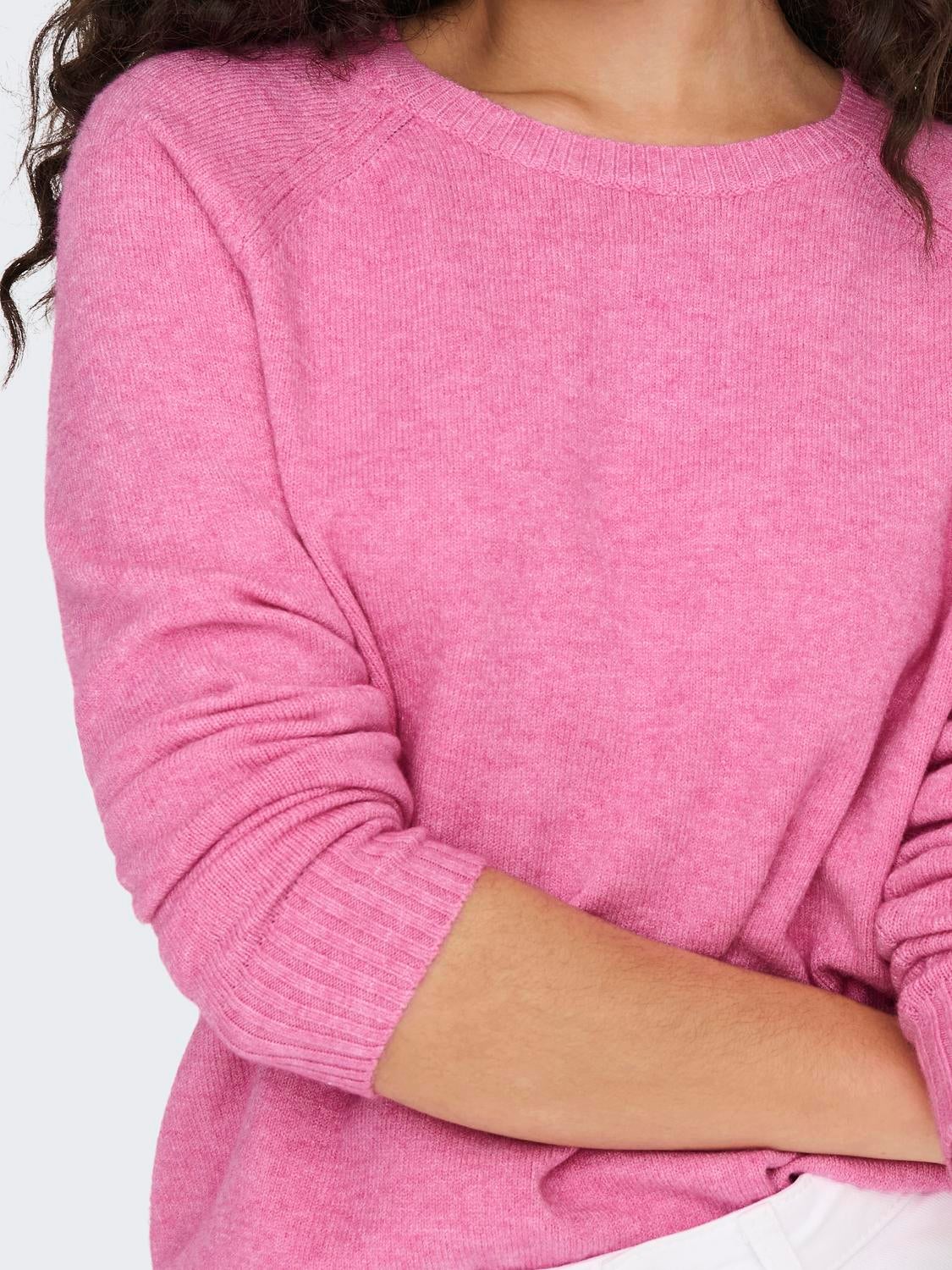 ONLLESLY Strickpullover Carmine Rose