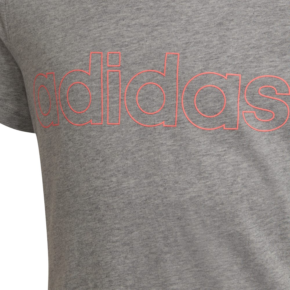 adidas Essentials T-Shirt Mädchen medium grey heather