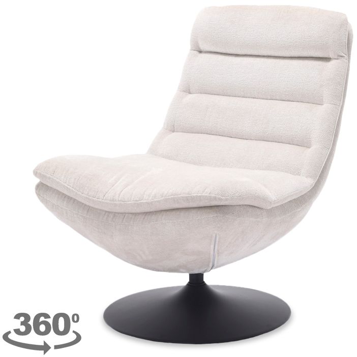 Fauteuil Almond White Marano B77 x D100 x H95 cm