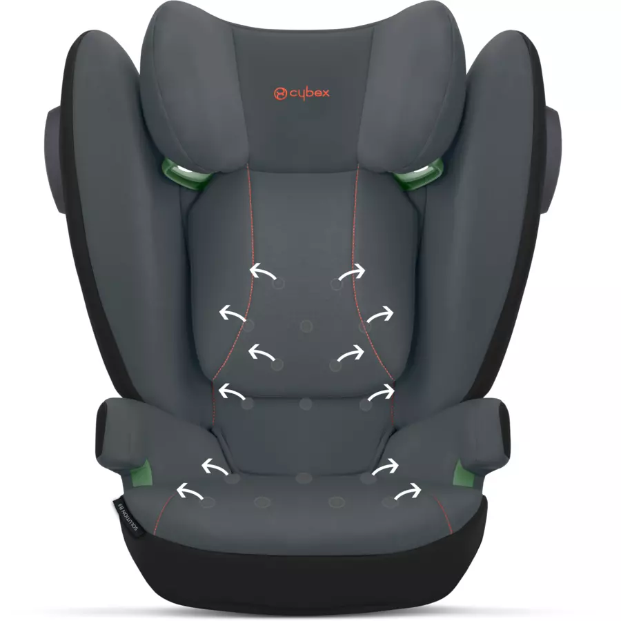 cybex Silver Kindersitz Solution B3 I-Fix Steel Grey