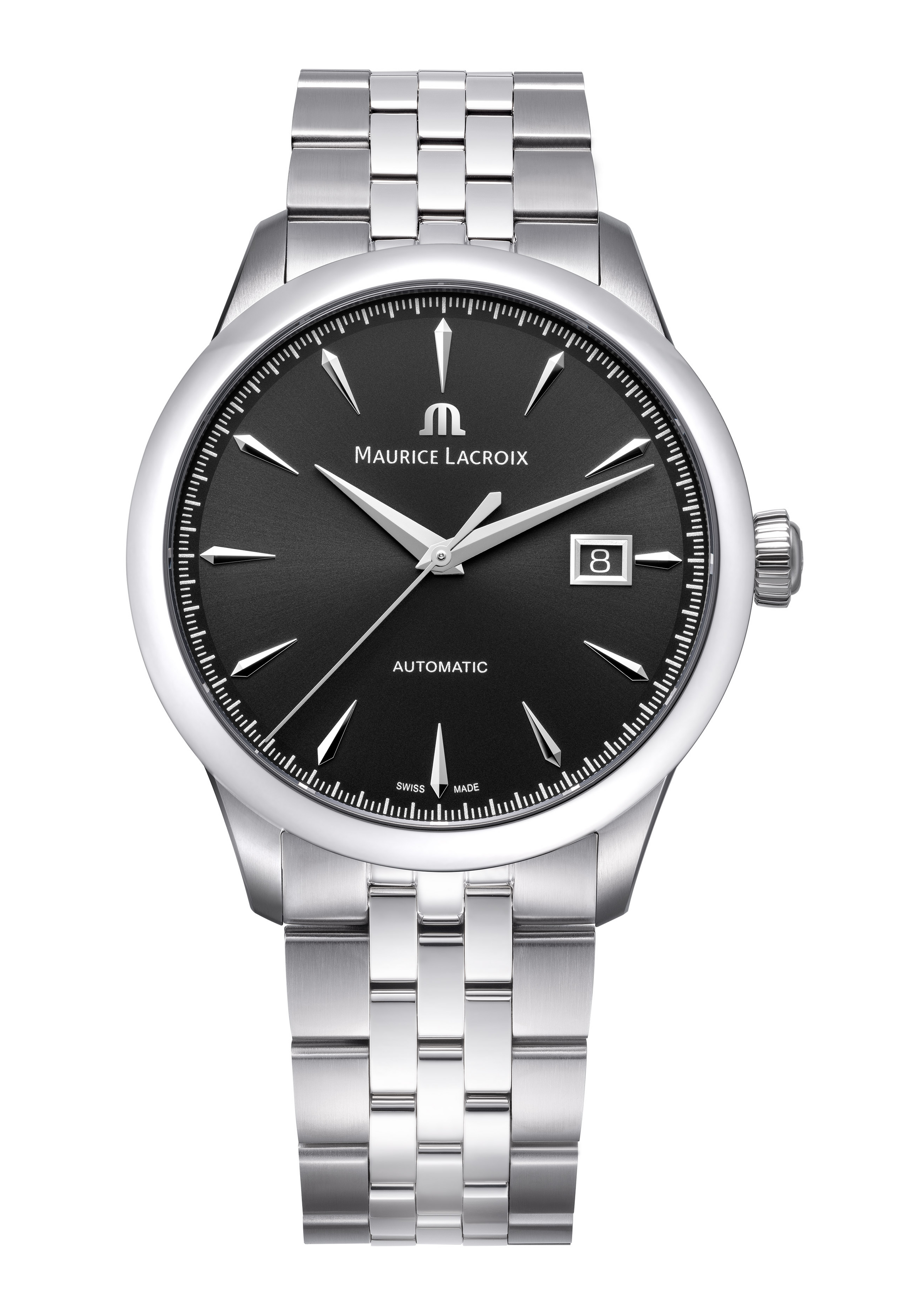 Maurice Lacroix 1975 Automatik Date 40mm Schwarz