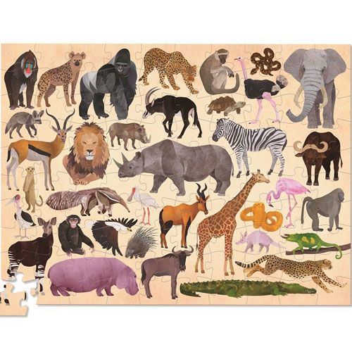 Crocodile creek puzzel - wilde dieren (100st) (100st) 384054-2