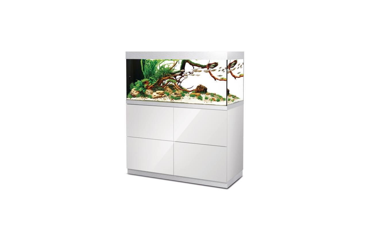 Aquarienkombination HighLine 300 Raumteiler, Weiss, 302 l<br>HighLine-Raumteiler-Aquarien aus Optiwhite-Glas