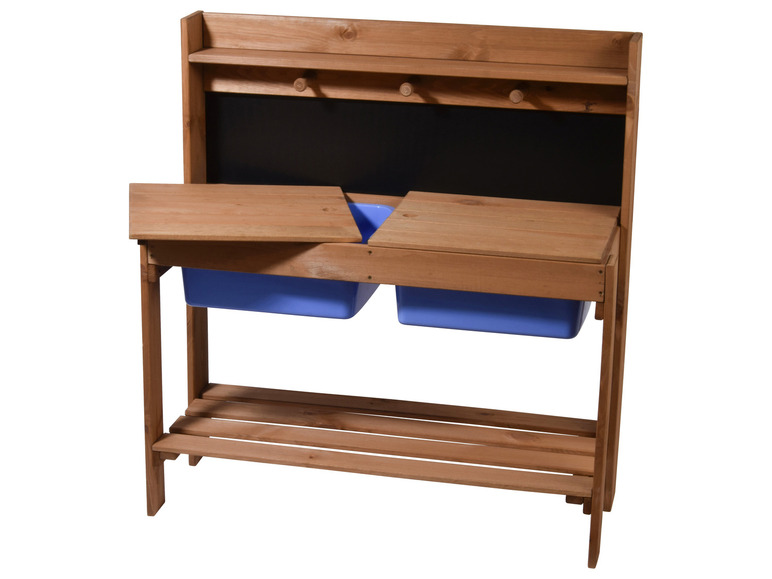 Houten buiten speelkeuken