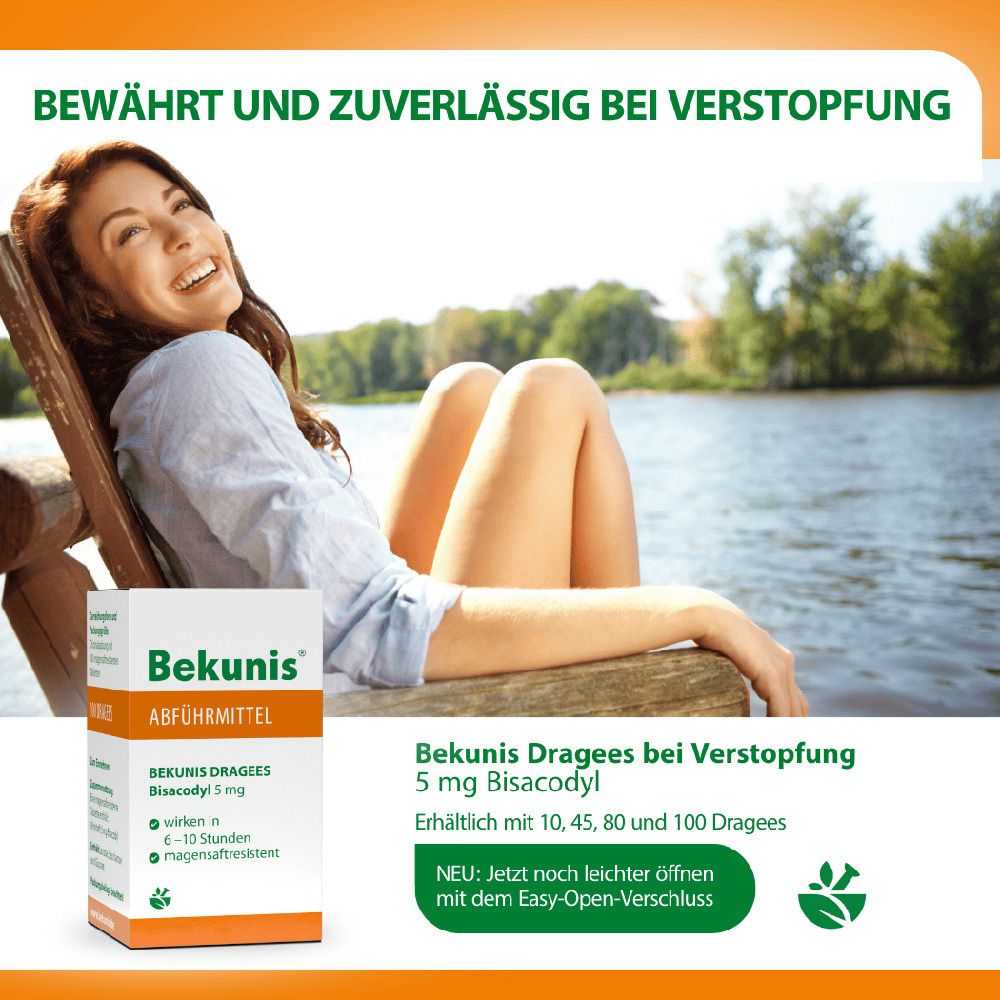 Bekunis Dragees bei Verstopfung 5 mg