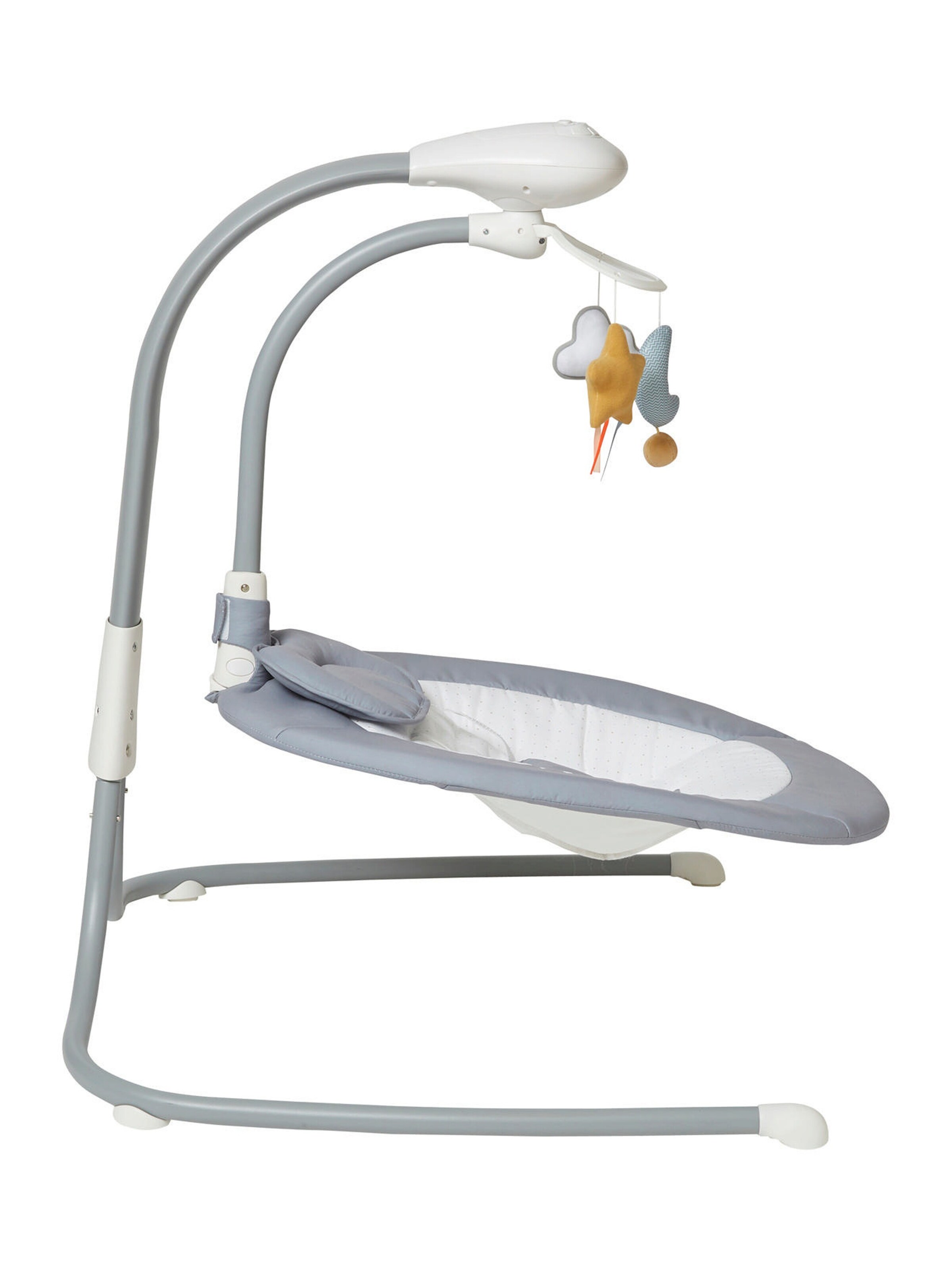 Vertbaudet Babywippe ASTRO'NEF PREMIUM mit Mobile grau