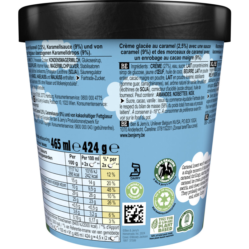 Ben & Jerry's Caramel chew chew